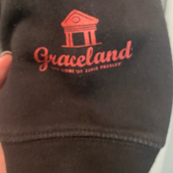 Elvis Graceland Zip-up Hooded Sweatshirt SZ L. Unisex. - Picture 4 of 5